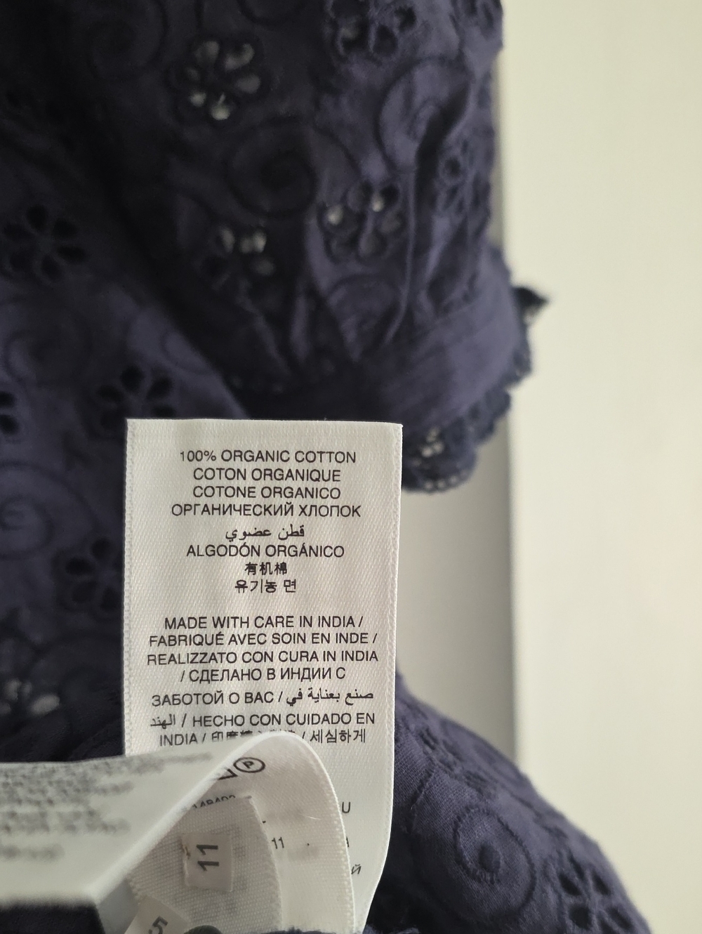 Doen Adeline Top Adriatic (Blue) XL 100% Organic Cotton New W/O Tags - Picture 6 of 9